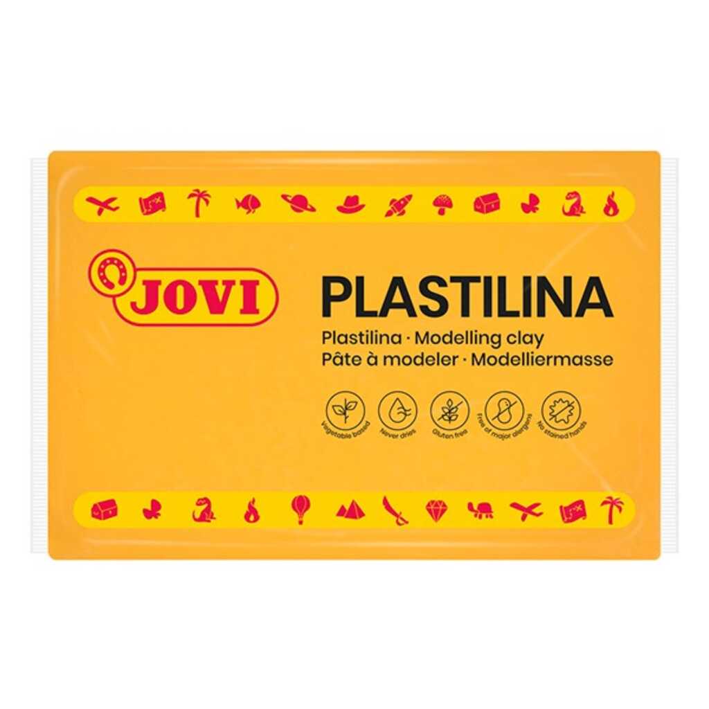 plastilina grande amarillo fuerte 350gr