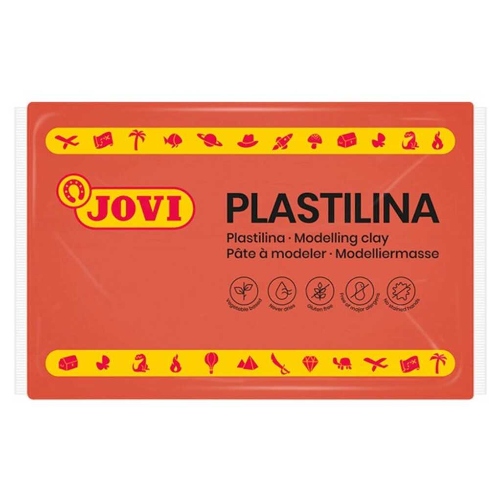 plastilina grande marron jovi 350gr
