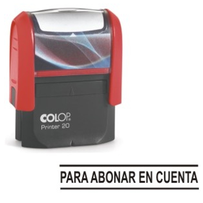 segell printer 20 per abonar al compte