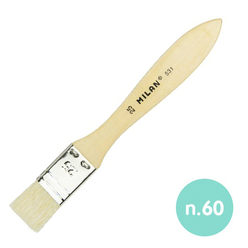 pinzelleta plana pel cerda s/531 60mm