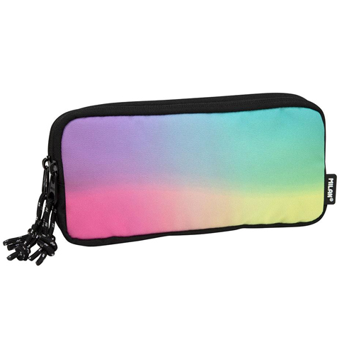 estuche 3 cremalleras sunset negro