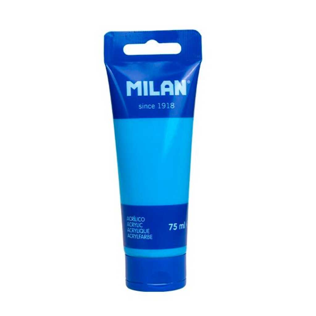 tub 75ml pintura acrilica azul cyan