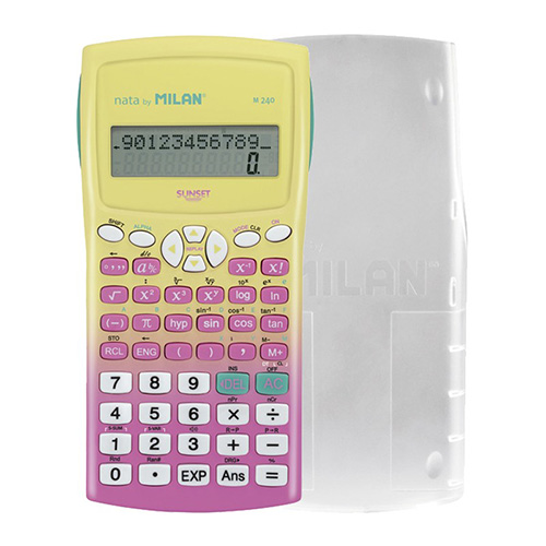calculadora cientifica milan m240 rosa
