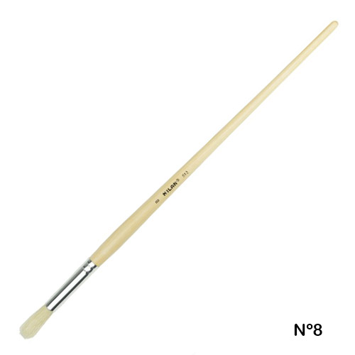 pinzell rodo milan pel porc m/llarg n§8