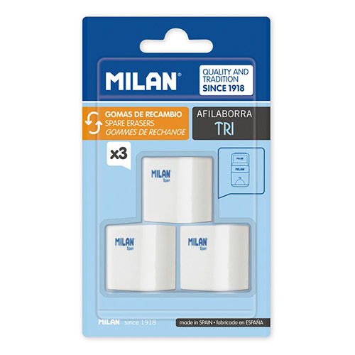 blister 3 gom.recambio afil.tri