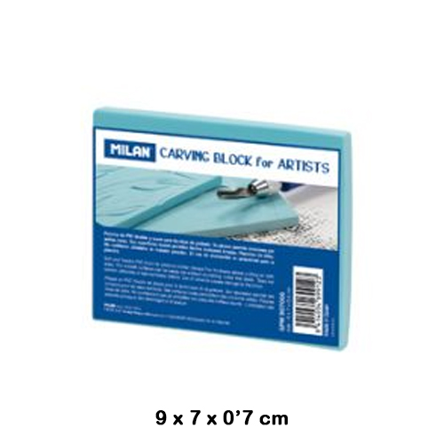 plancha carving block 9x7x0.6cm milan