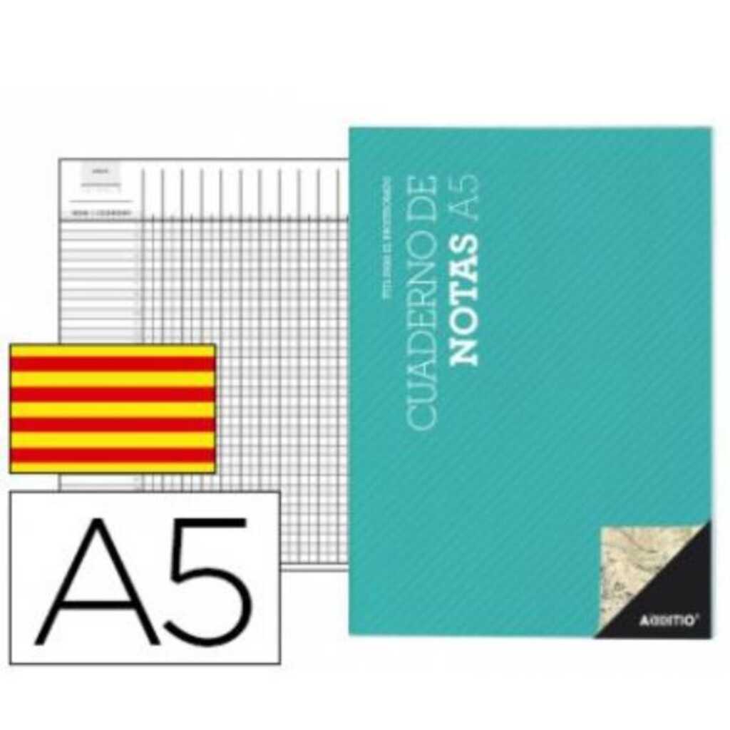 cuaderno notas avaluacion t.a5