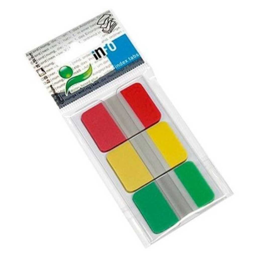 pac.3x25 bander.adh.25x38mm col. surtido