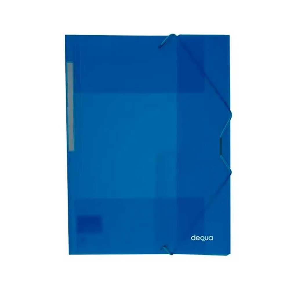 carpeta plast. c/goma y solapa azul tra carpeta plast. c/goma y solapa azul tra