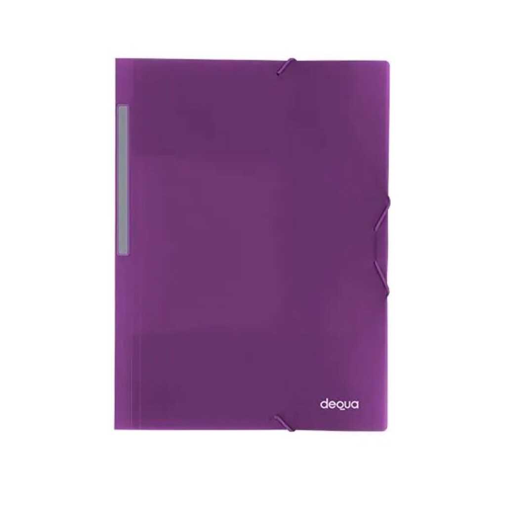 carpeta plast. c/gom. y sol. violet.tran carpeta plast. c/gom. y sol. violet.tran