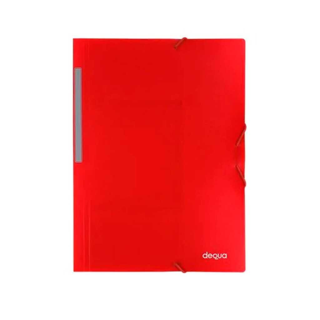 carpeta plast. c/gom. y sola. rojo tran carpeta plast. c/gom. y sola. rojo tran
