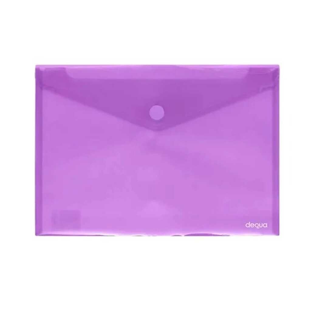 sobre polipropileno dequa folio lila
