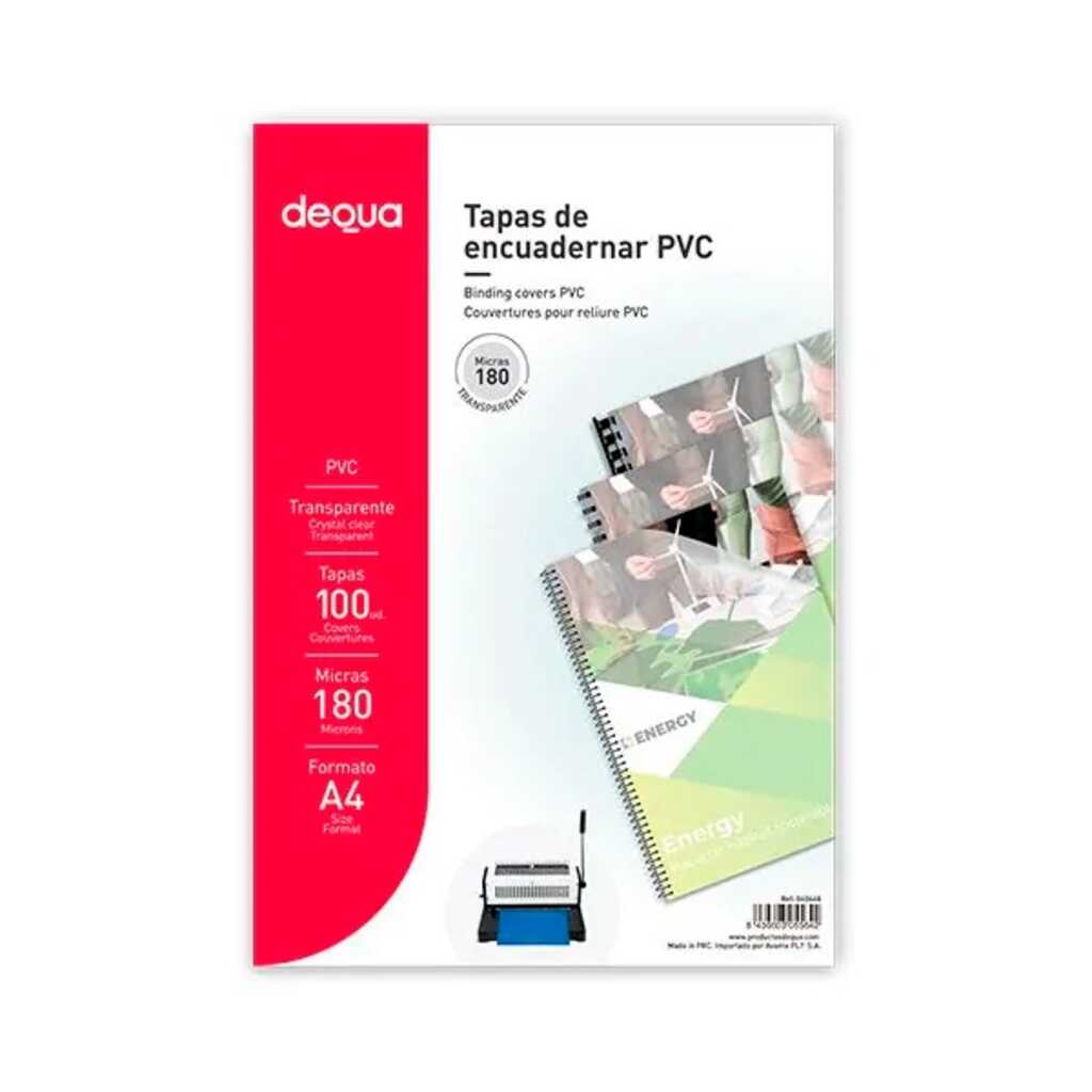 paquete 100 tapas a4 180mic transparent paquete 100 tapas a4 180mic transparent