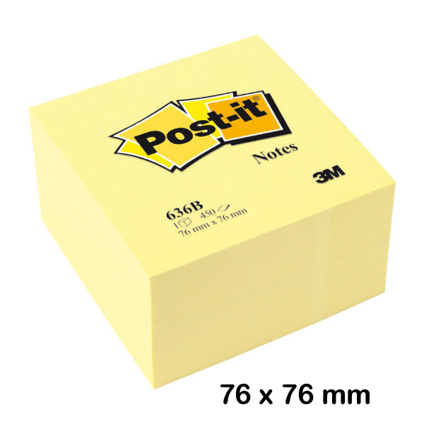 bloc 450 notas adhesivas 75x75mm post-it