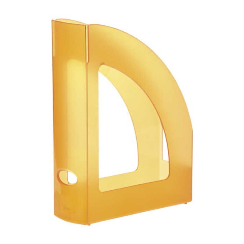 revistero translucio naranja lomo 8cm