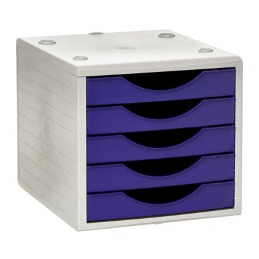 modul 5 calaixos lila opac