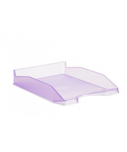 bandeja translucida violeta