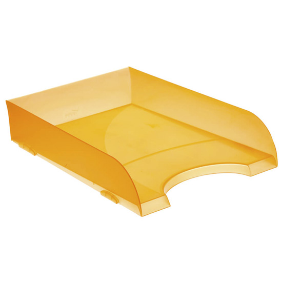 bandeja translucida naranja