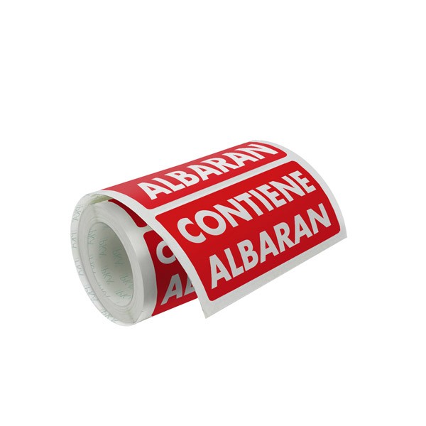 rollo 200 etiquetas contiene albaran
