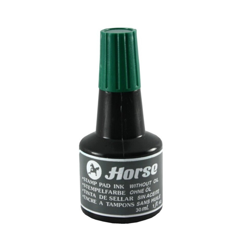 tinta per segells 30ml verd horse