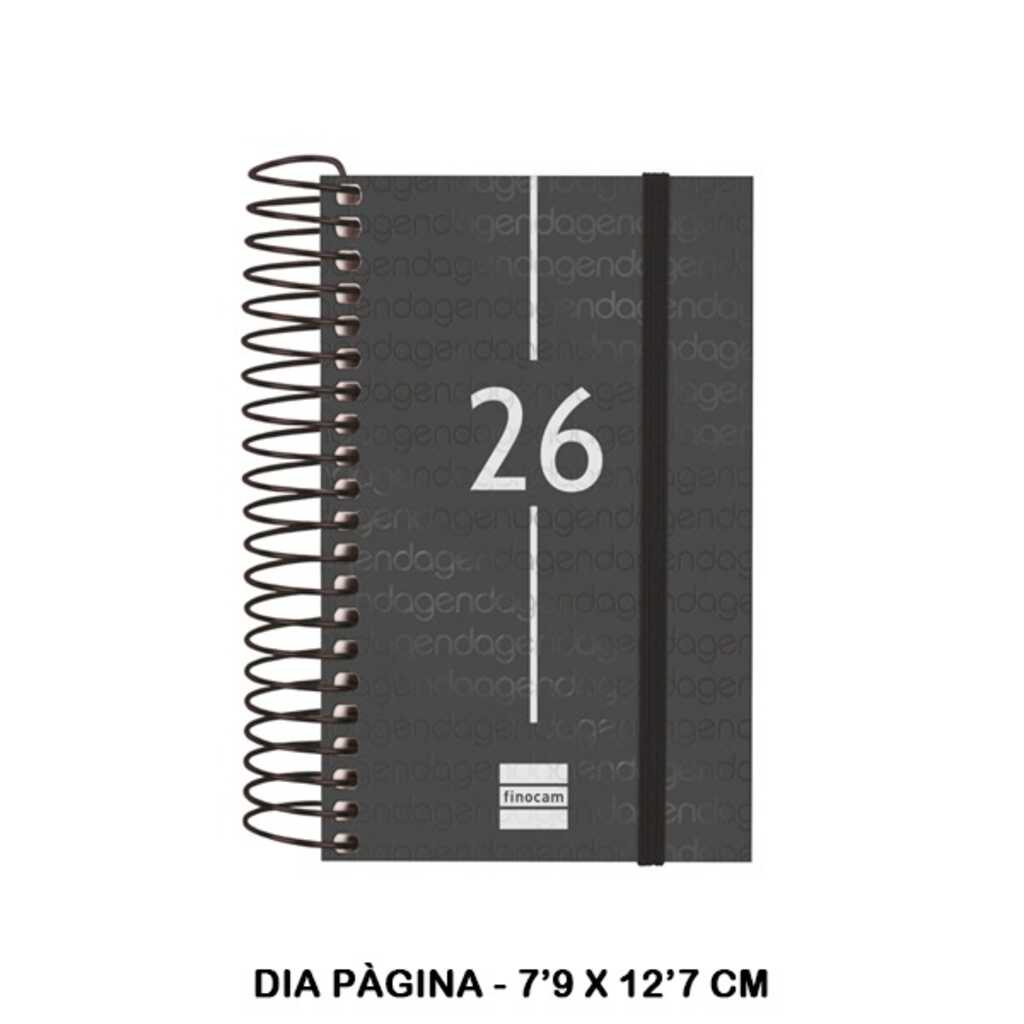 agenda year e3 1dp 2026 negre