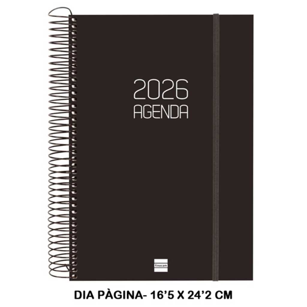 agenda opaque e11 1dp 2026 negre