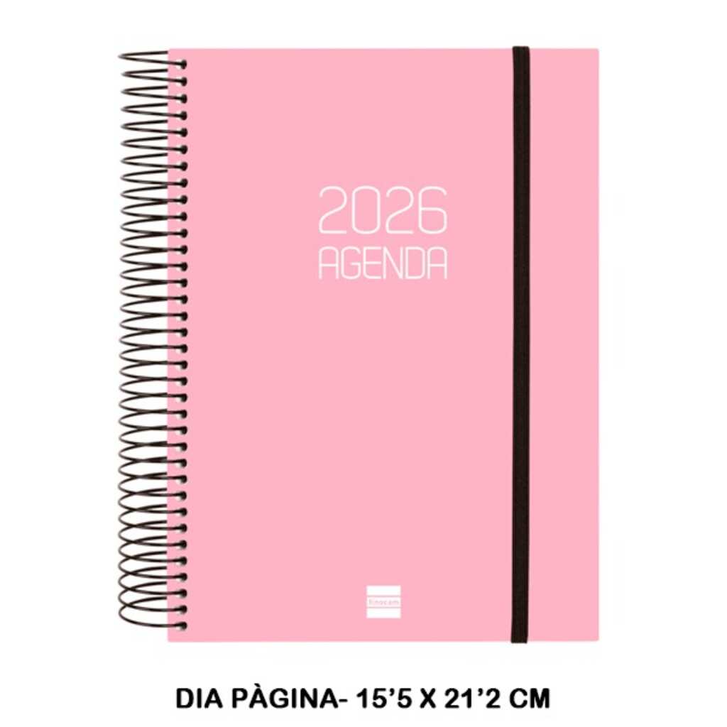 agenda opaque e10 1dp 2026 rosa