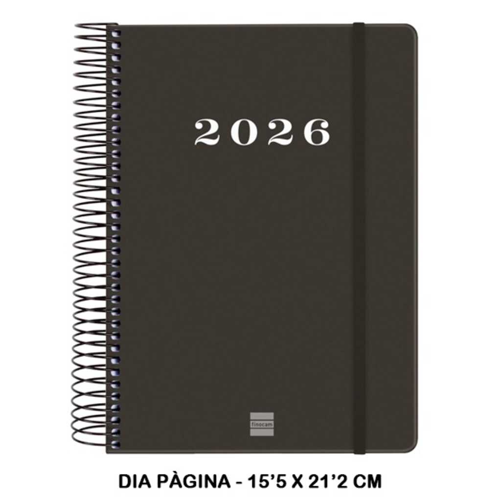 agenda my e10 1dp 2026 negre