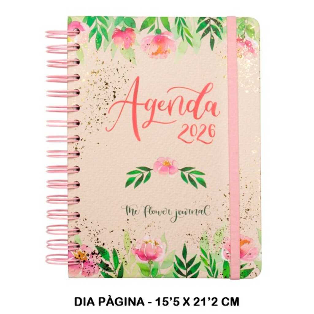 agenda t.flow jour e10 1dp 2026 rosa