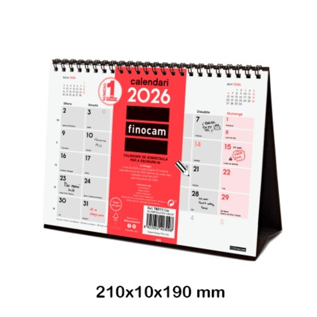 calendario sobremesa escribir s 2027