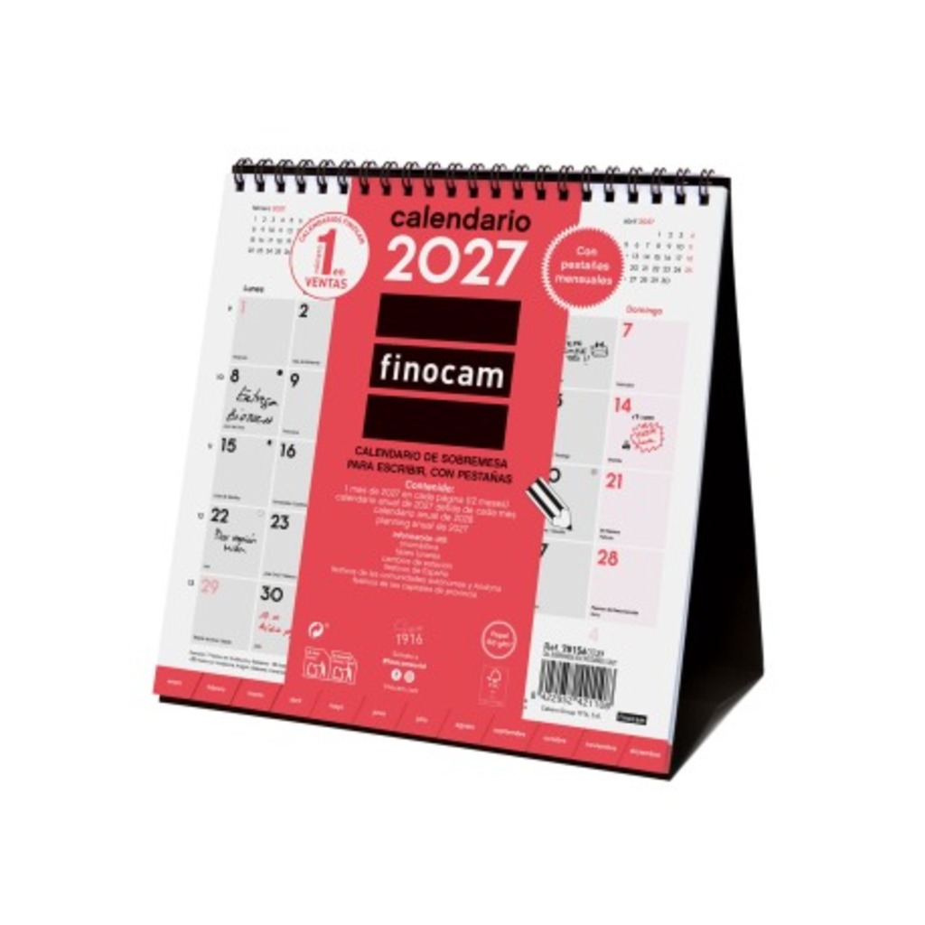 calendario sobremesa esc.pestaâ¥a s 2027