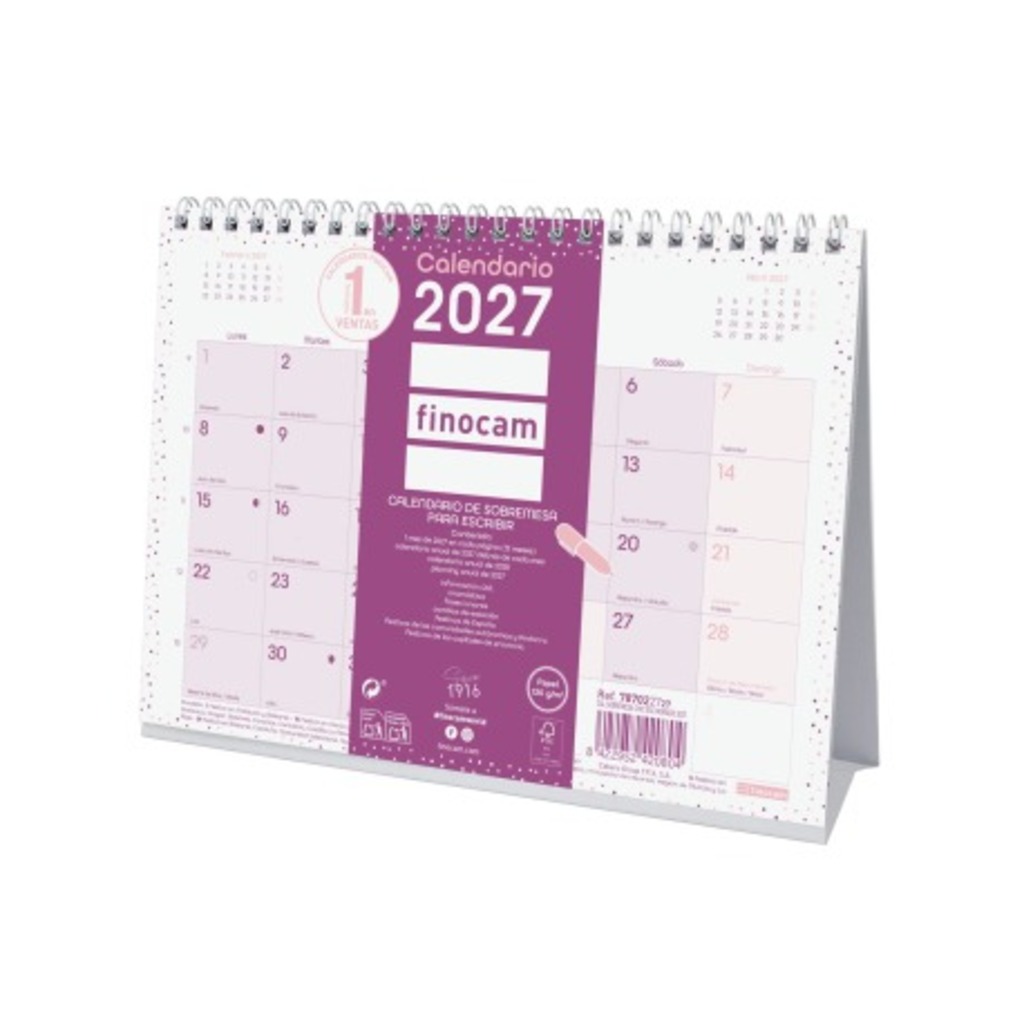 calendario sobrem.chic 2027 blanco