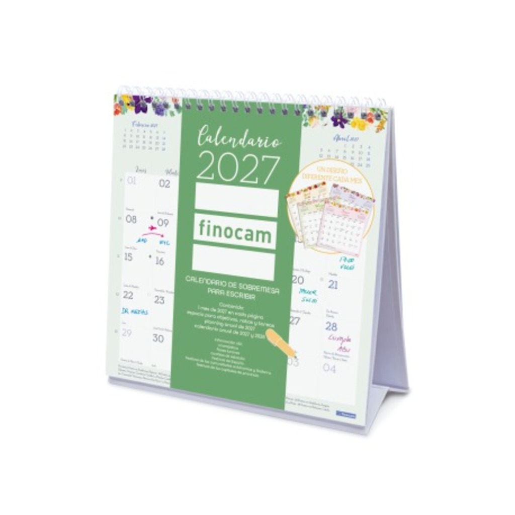calendario sobremesa design 2027