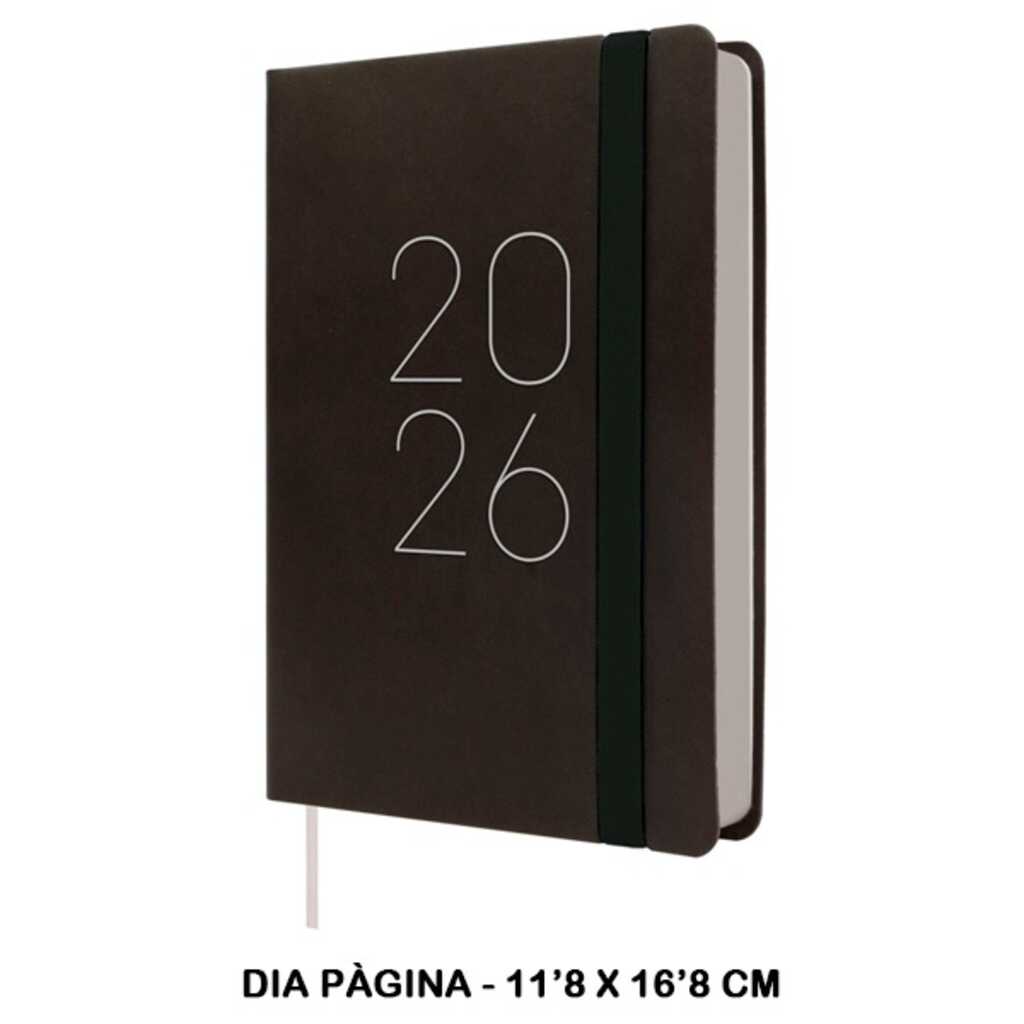 agenda lisa f4 1dp 2026 negre