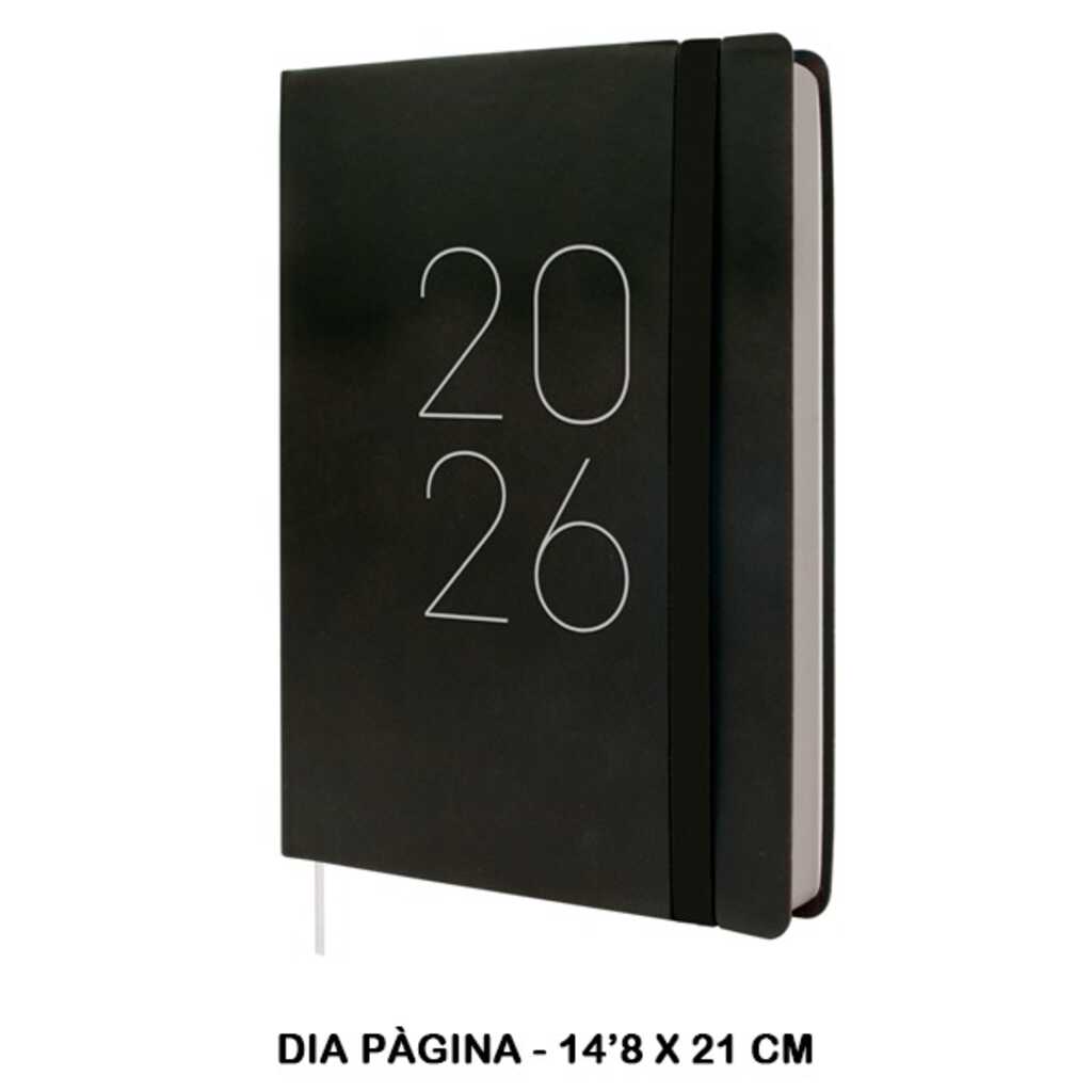 agenda lisa fa5 1dp 2026 negre