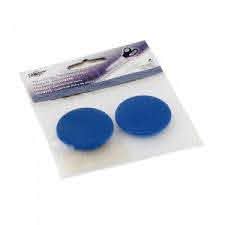 blister 2 imanes 40mm color azul