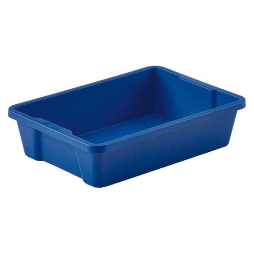 bandeja para armario 26x37cm azul