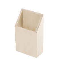 portanotas de madera sin barnizar