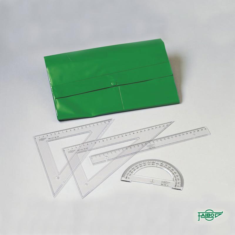 bolsa regla,escuadra,cartabon,transporta