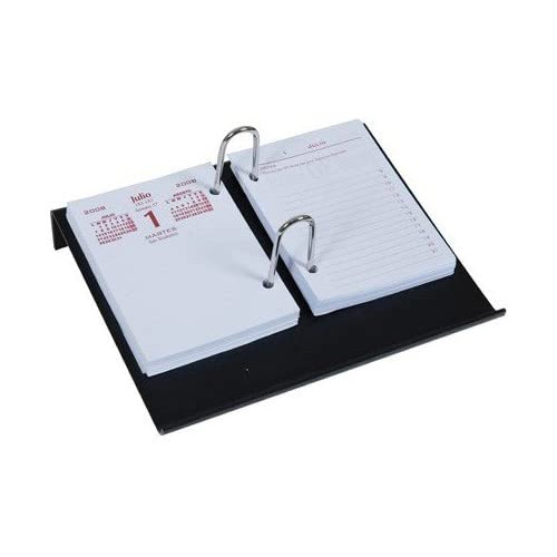 portacalendario plastico negro