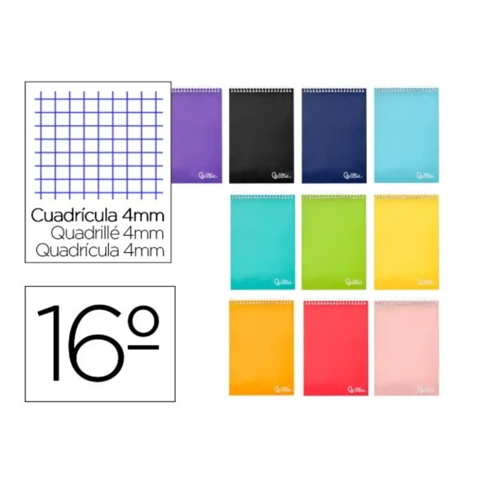libreta espiral 75x105mm apais 75gr 4mm