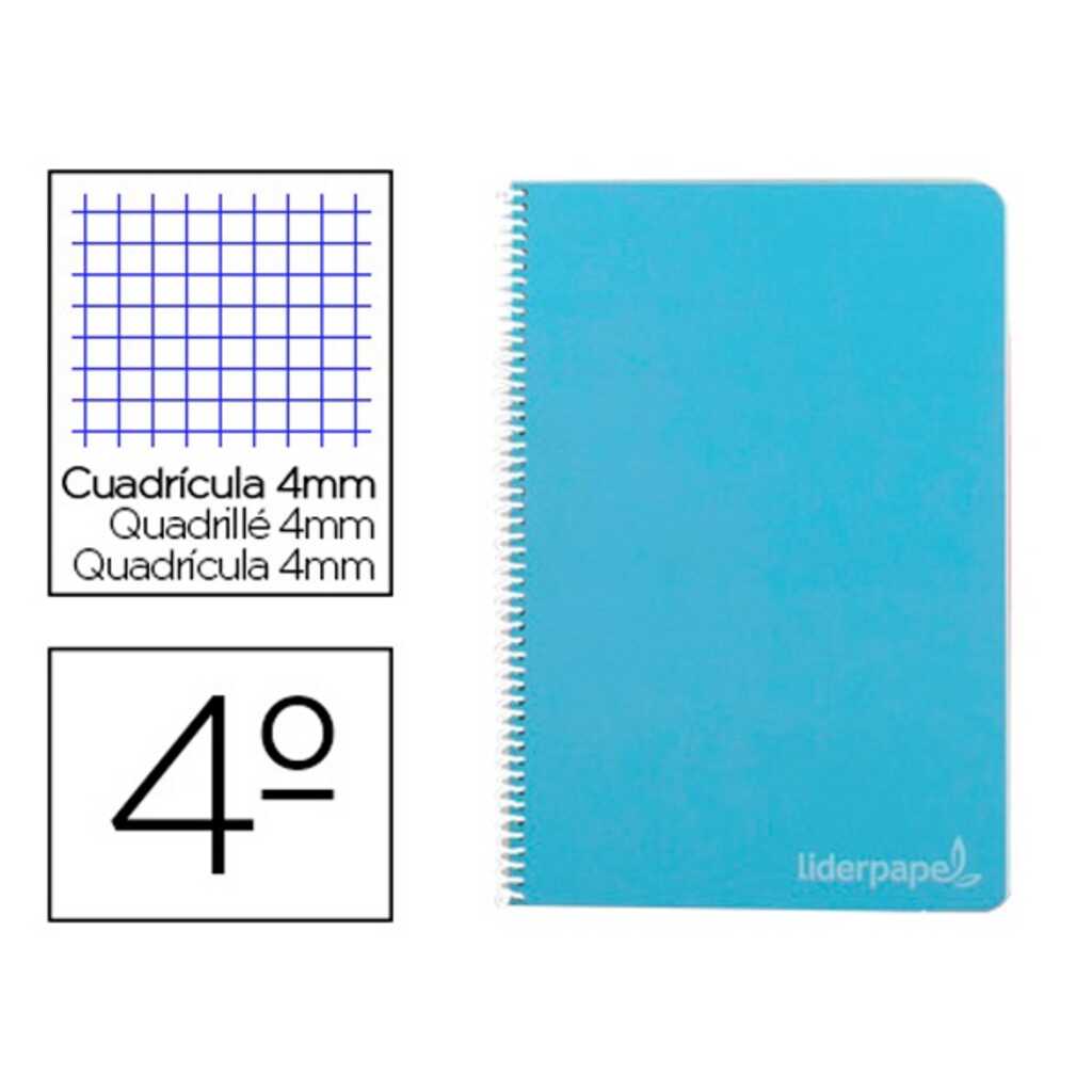 libreta a5 t/d azul cie 80h 75gr cua 4x4