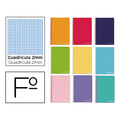libreta folio tapa dura 80h 75gr mil 2mm