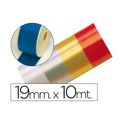 rollo cinta regalo azul de 19x10mt