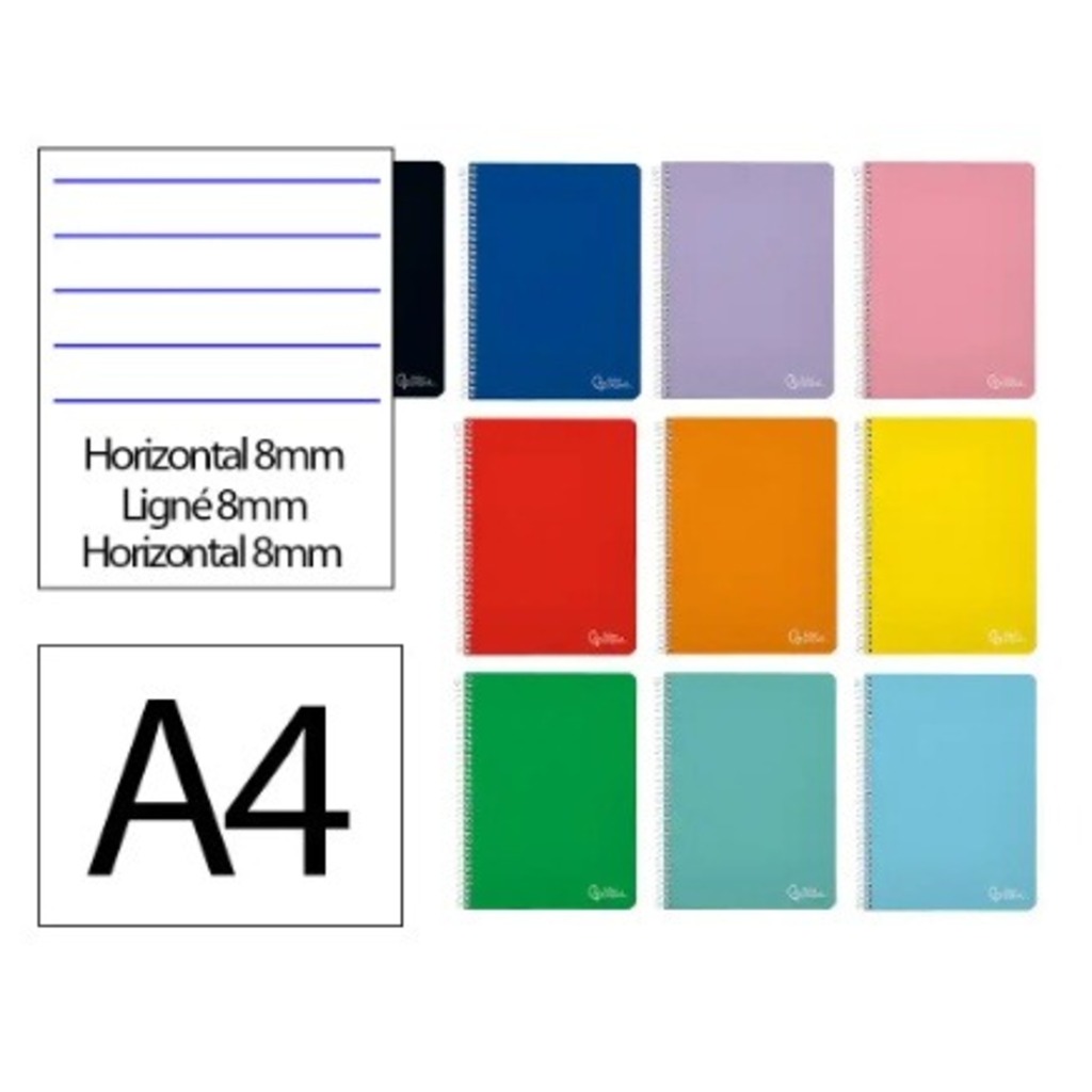 libreta a4 t/dura 80h 90gr ralla horitzo