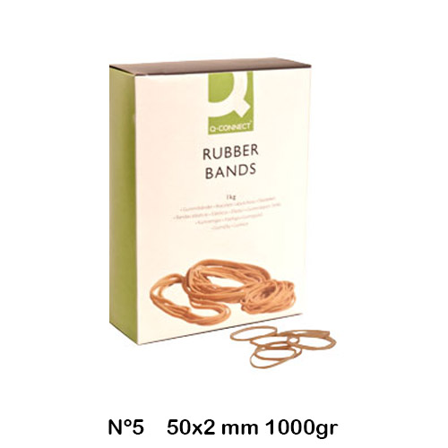 caja gomas elasticas nâ§5 1000gr