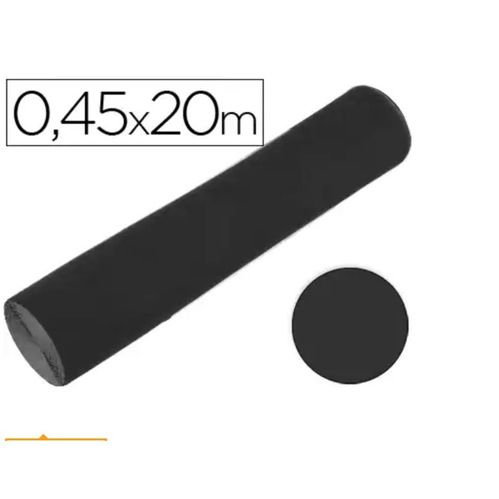 rollo forro 0.5x20m 100 micras negro