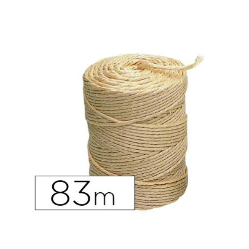 rollo cuerda sisal 2 cabos 83m. 500gr