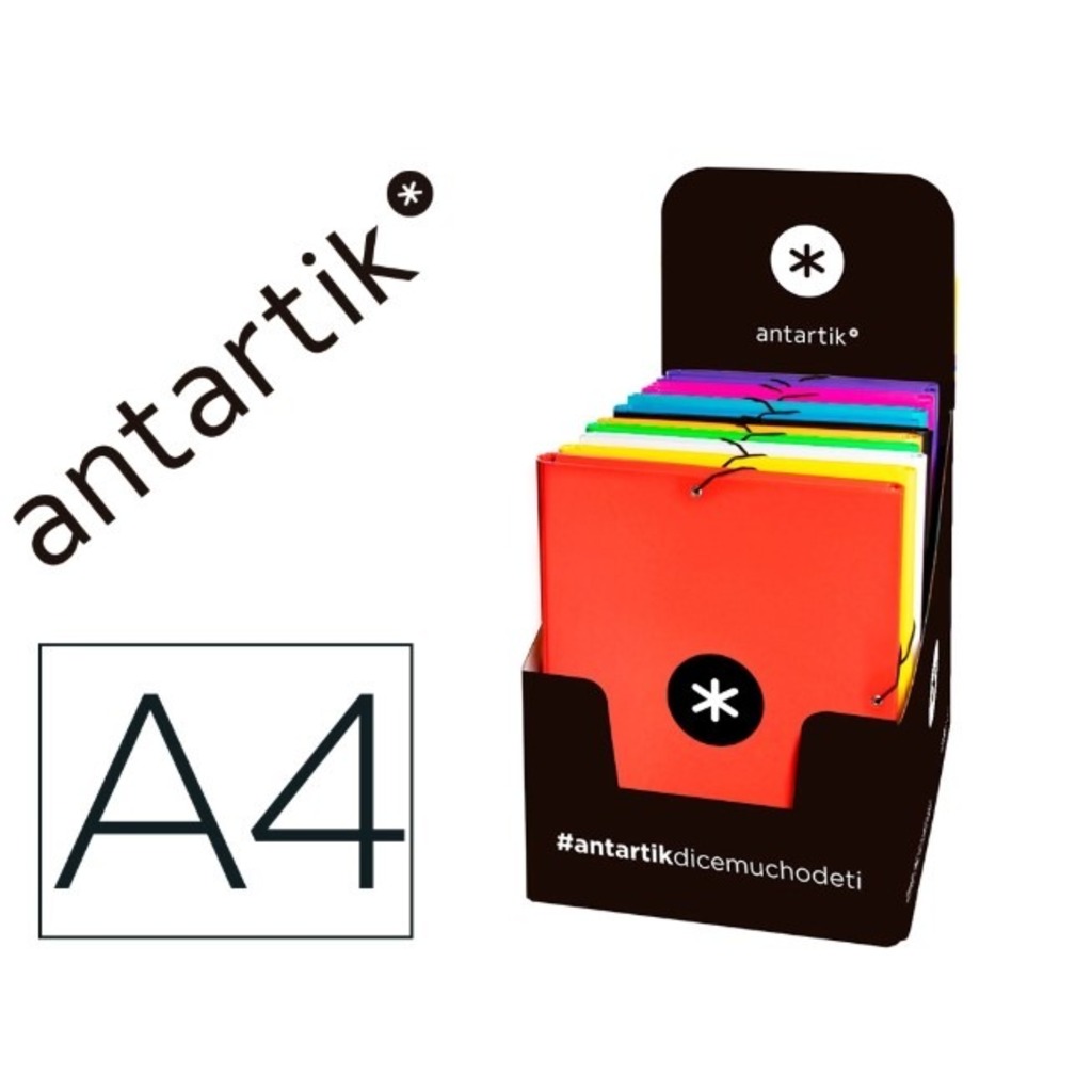 carpeta a4 3 solapas carton colores vari