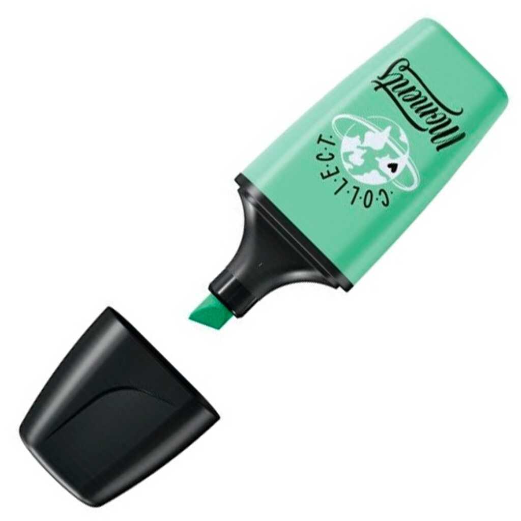 rotulador mini fluor pastel boss menta